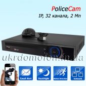 Сетевой IP видеорегистратор NVR-7932-2MP PoliceCam