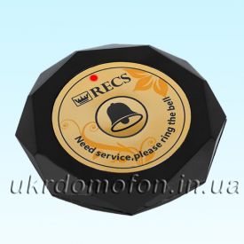 Кнопка вызова официанта RECS R-600 Black Crystal USA