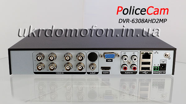 :    AHD  PoliceCam DVR-6308AHD2MP 