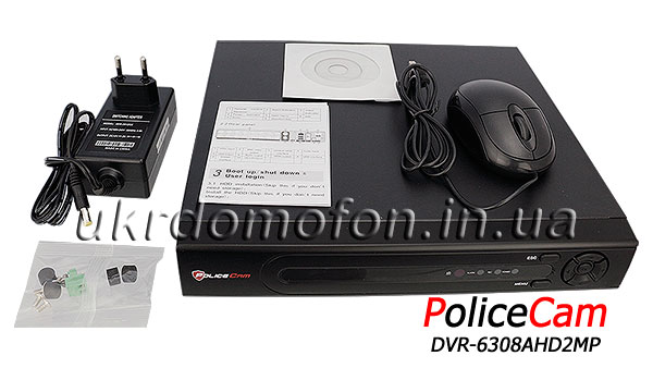      PoliceCam DVR-6308AHD2MP