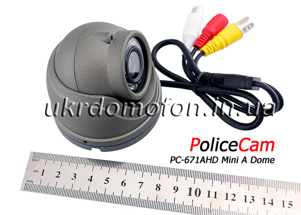 :        A mini dome PC-671AHD PoliceCam
