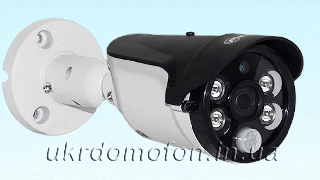 Фото MHD PIR видеокамера PC-627L PoliceCam с включающимися прожекторами по детекции движения - демонстрация включения