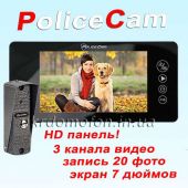 Домофон PoliceCam PC-744R0+PC-201 панель