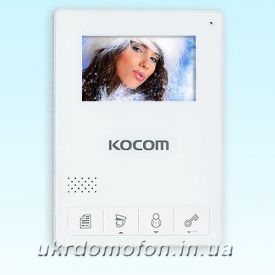 Видеодомофон Kocom KCV-434 W